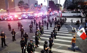 Сборная Мексики уехала из центра Лос-Анджелеса из-за беспорядков